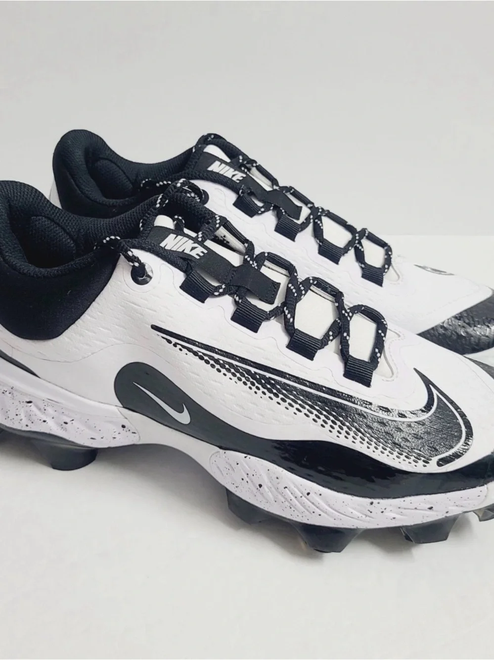 Nike Alpha Huarache Elite 4 Low MCS White Baseball Cleats FD6255-108 Size 10